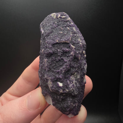 Purple Fluorite on Quartz - Inner Mongolia