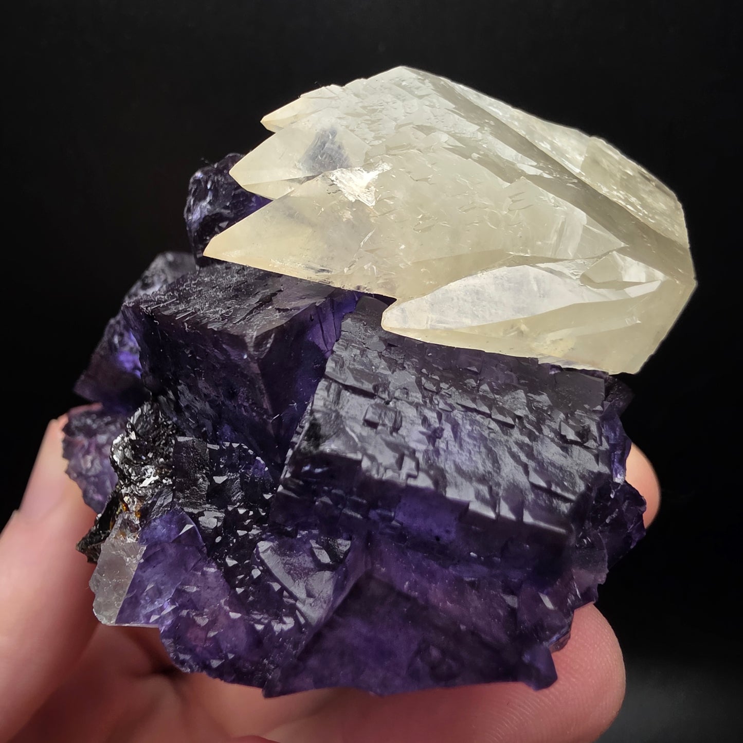 Fluorite, Calcite, Sphalerite - Elmwood Mine