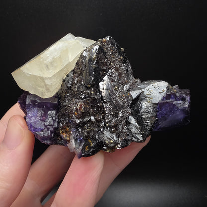 Fluorite, Calcite, Sphalerite - Elmwood Mine