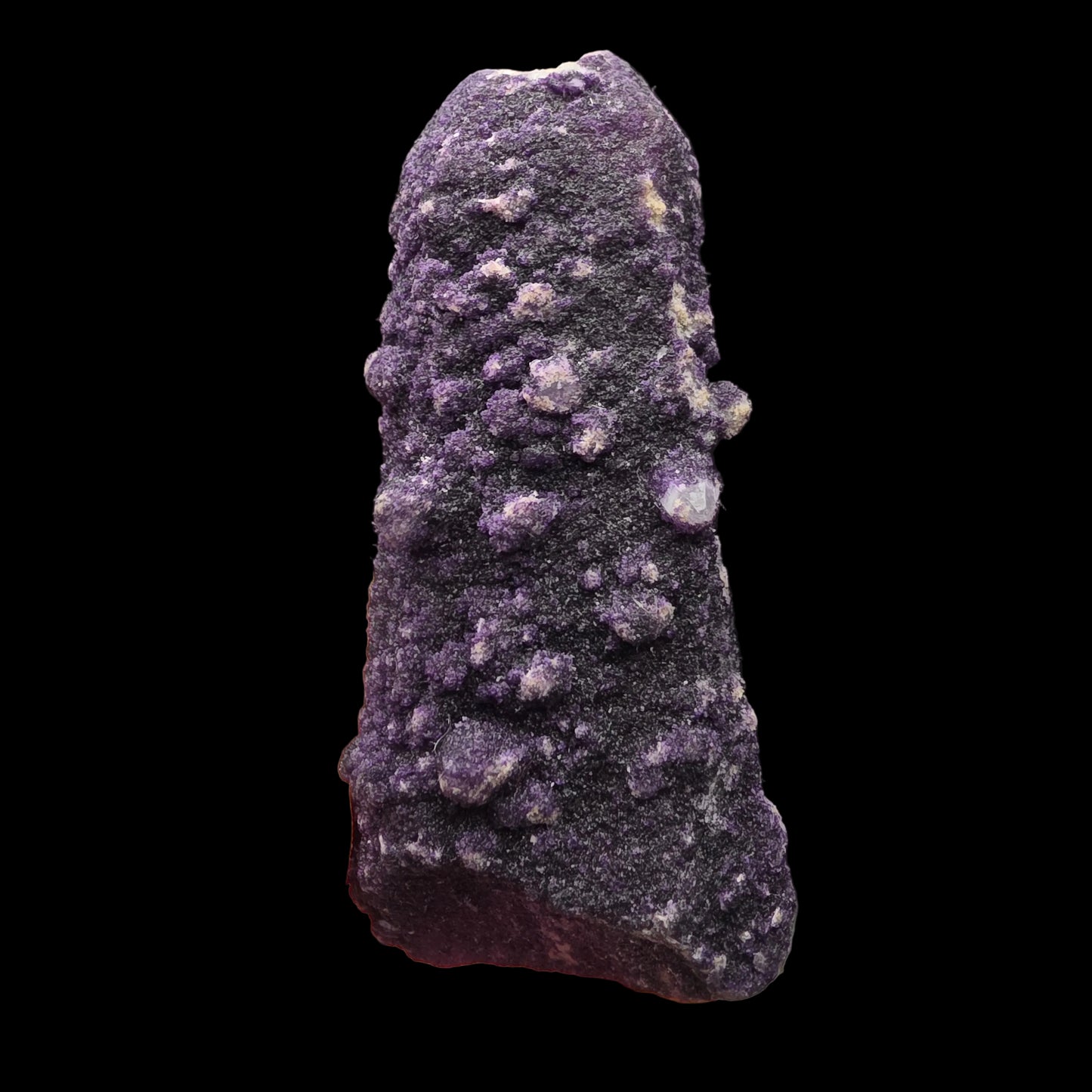 Purple Fluorite on Quartz - Inner Mongolia