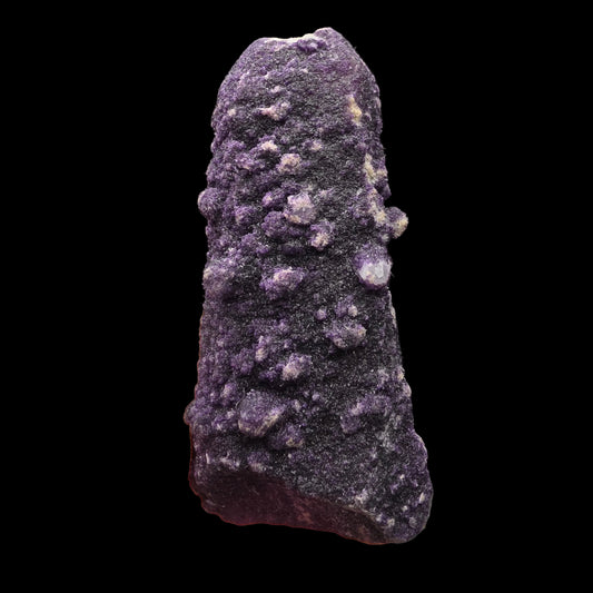 Purple Fluorite on Quartz - Inner Mongolia