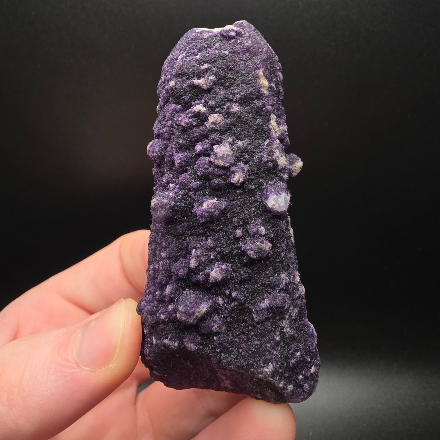 Purple Fluorite on Quartz - Inner Mongolia