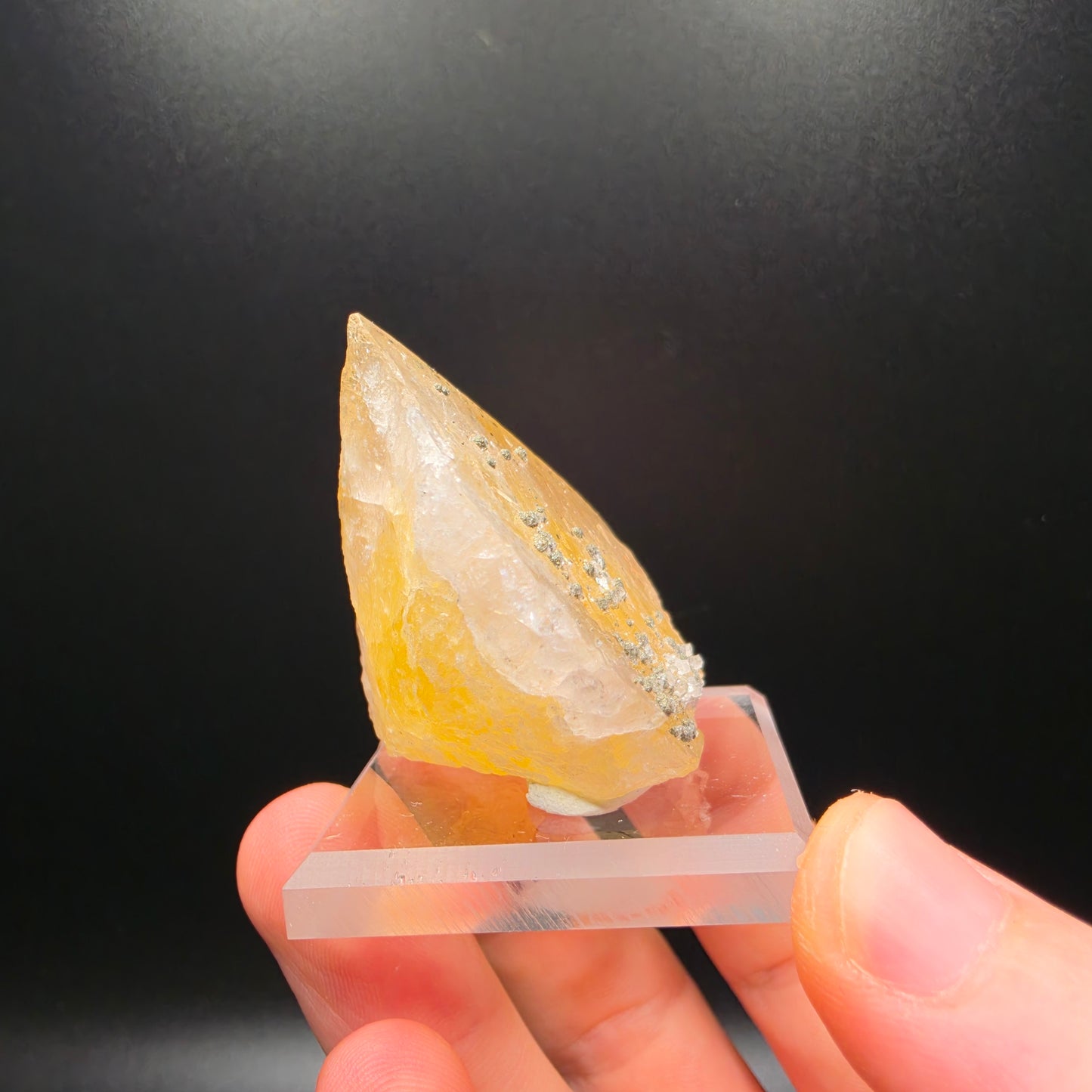 Fluorite with Chalcopyrite - Morocco