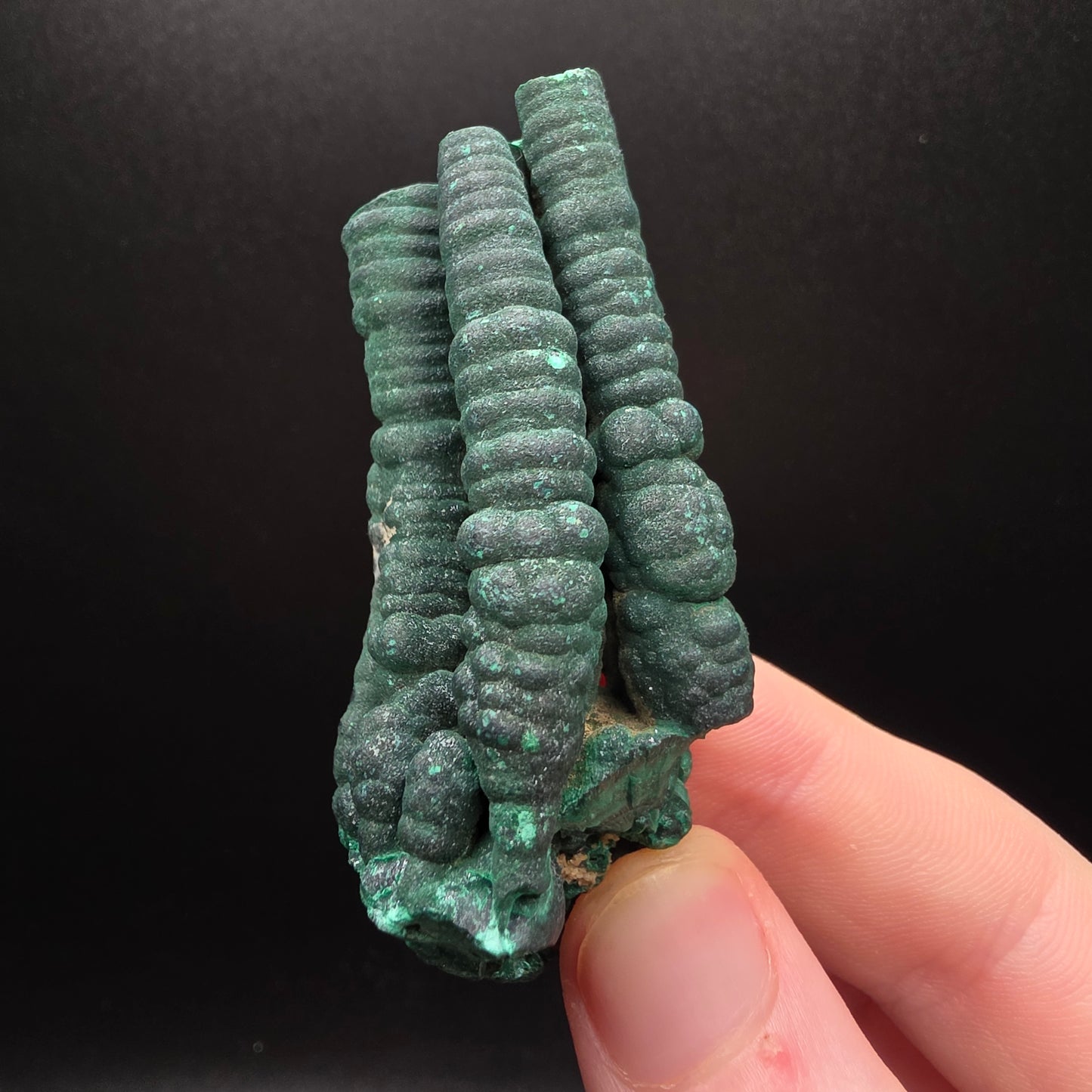 Stalactite de malachite - Congo