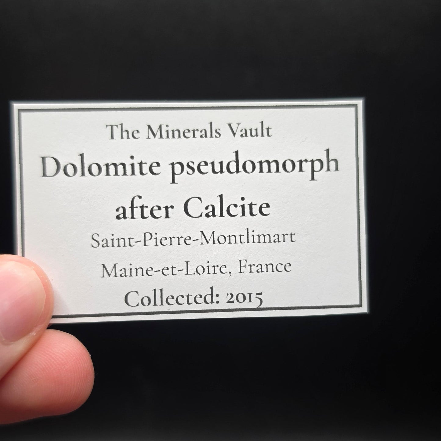 Dolomite after Calcite - France