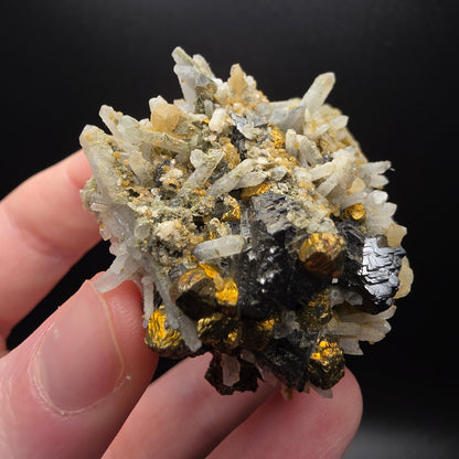 Quartz, Galena & Chalcopyrite – Dalnegorsk, Russia