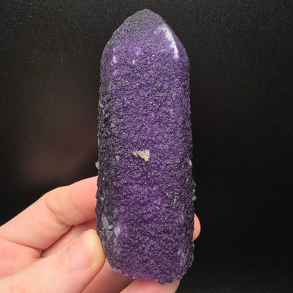 Purple Fluorite on Quartz - Inner Mongolia
