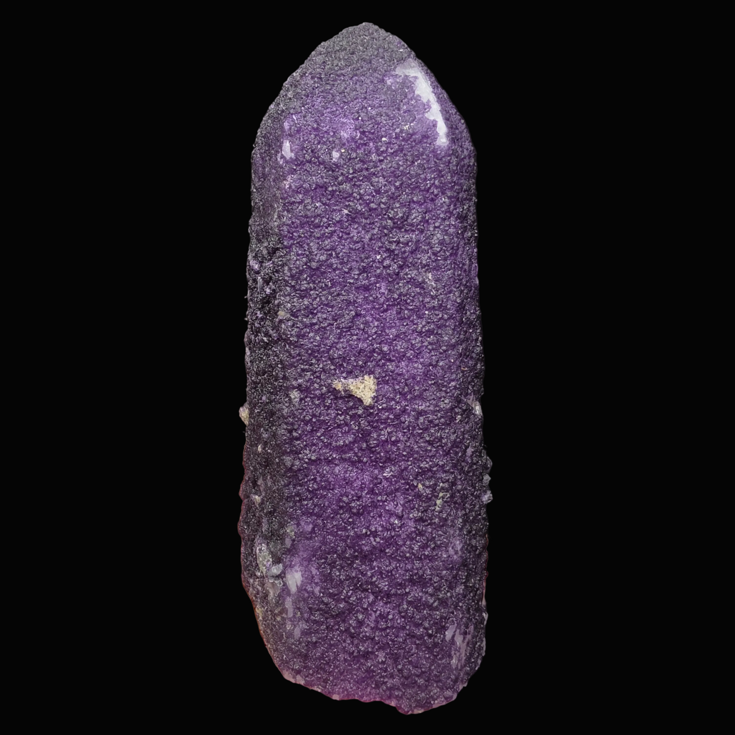 Purple Fluorite on Quartz - Inner Mongolia