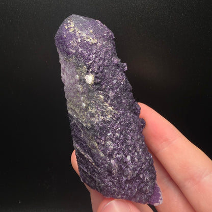 Purple Fluorite on Quartz - Inner Mongolia