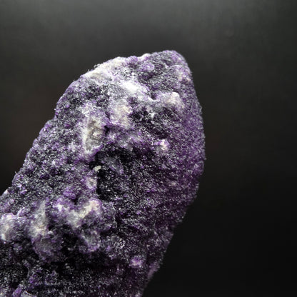 Purple Fluorite on Quartz - Inner Mongolia