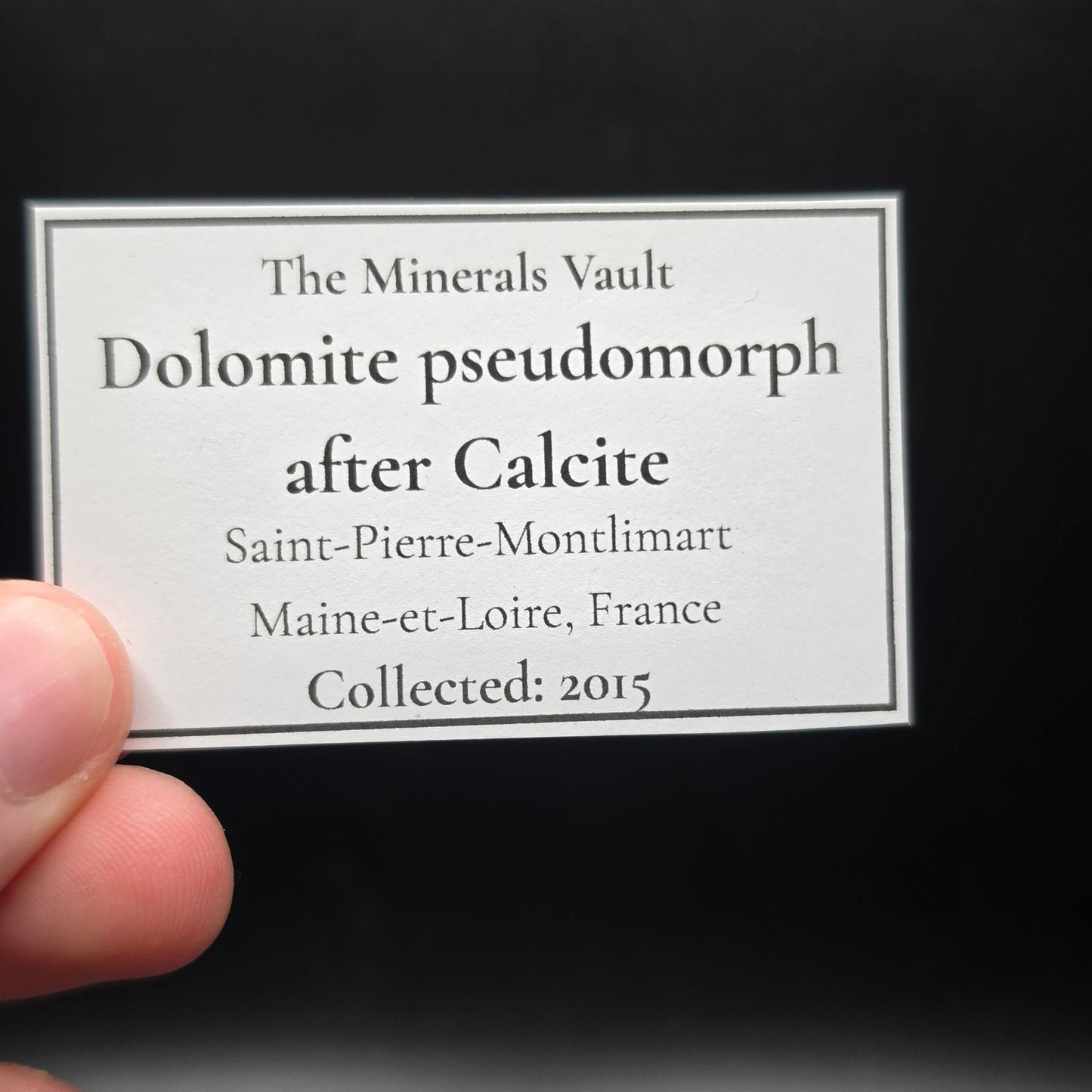 Dolomite after Calcite - France