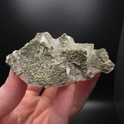 Chalcopyrite on Fluorite - Morocco