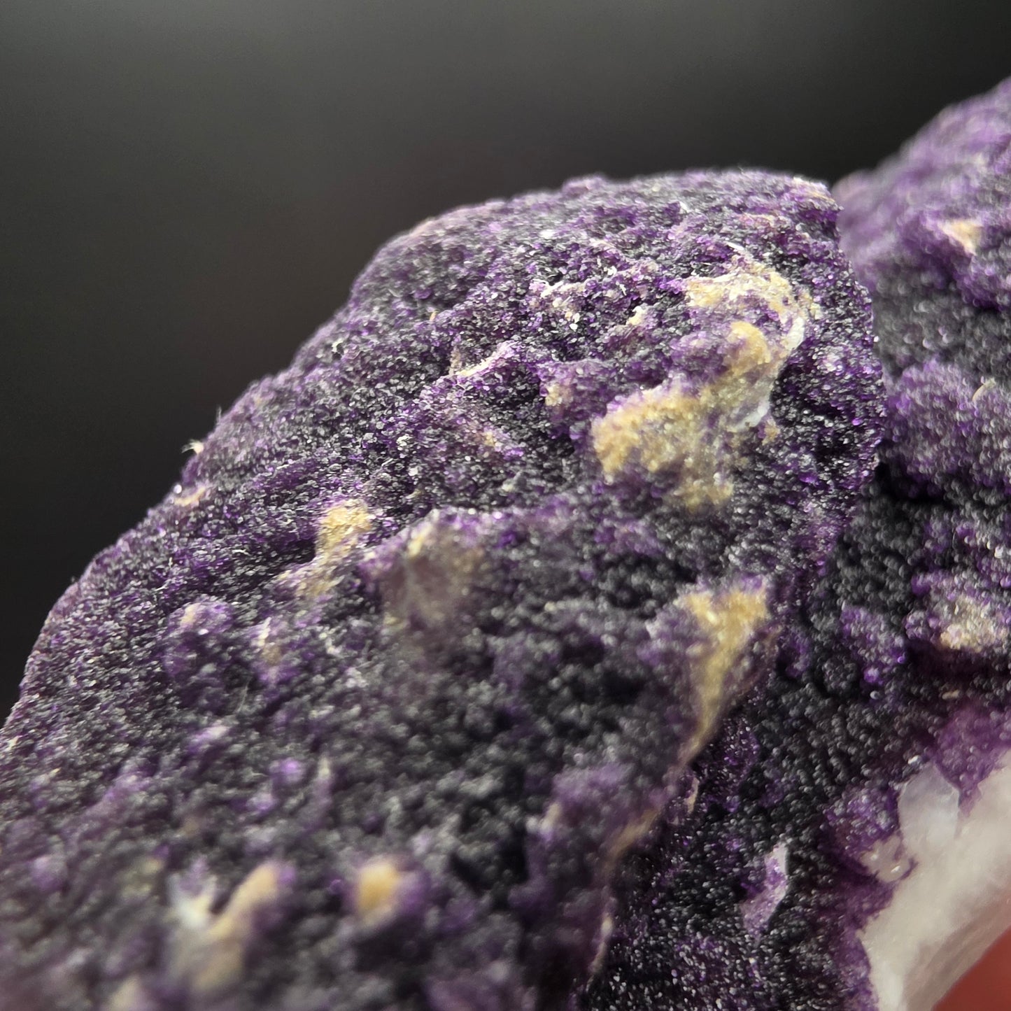 Purple Fluorite on Quartz - Inner Mongolia