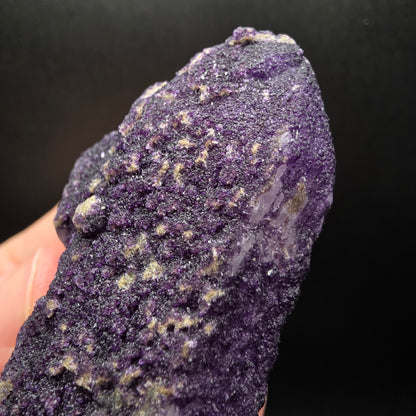 Purple Fluorite on Quartz - Inner Mongolia