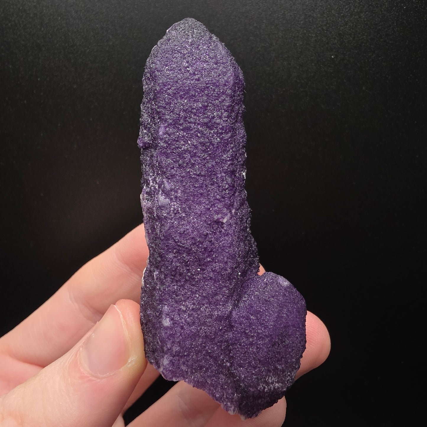 Purple Fluorite on Quartz - Inner Mongolia
