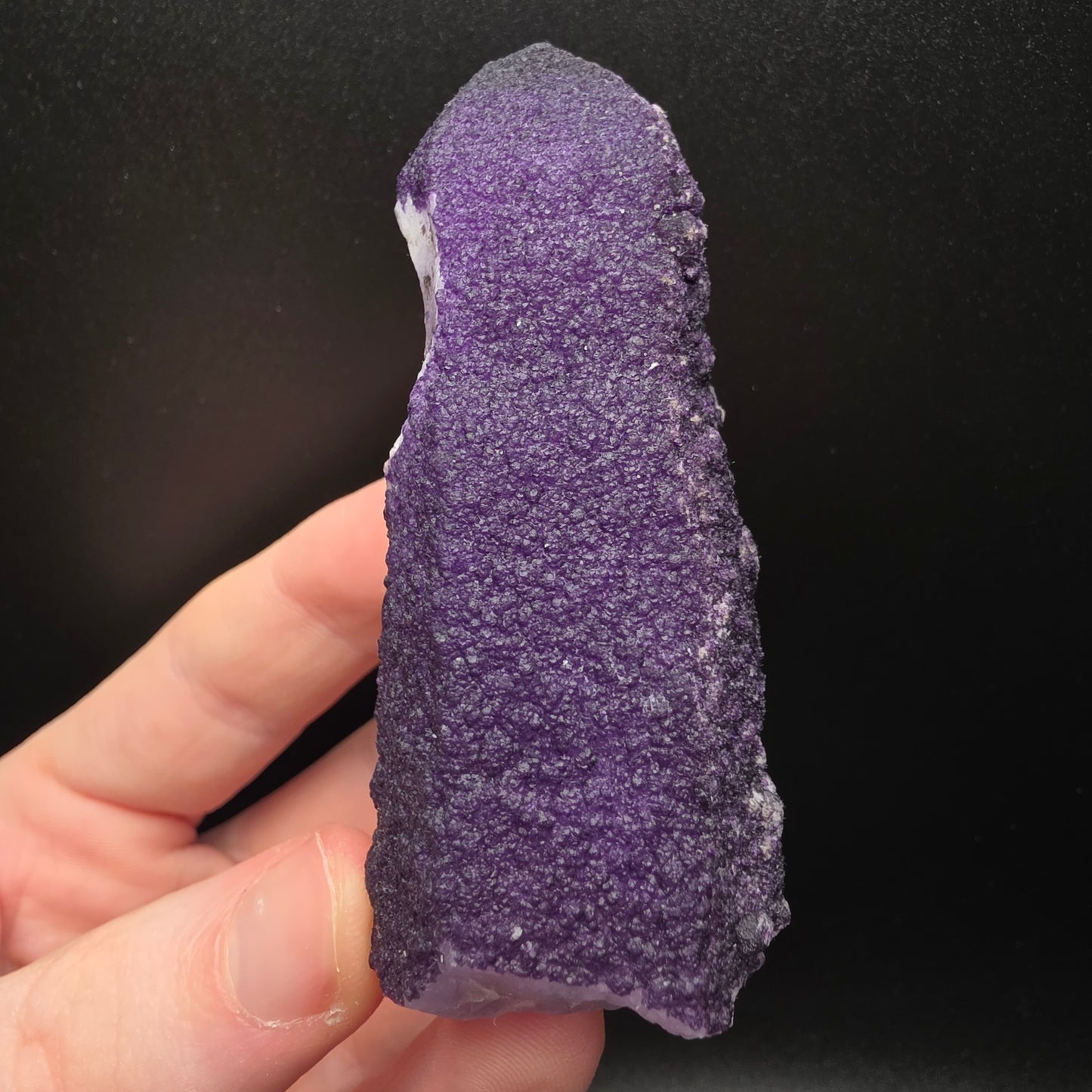 Purple Fluorite on Quartz - Inner Mongolia
