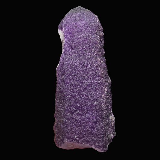 Purple Fluorite on Quartz - Inner Mongolia