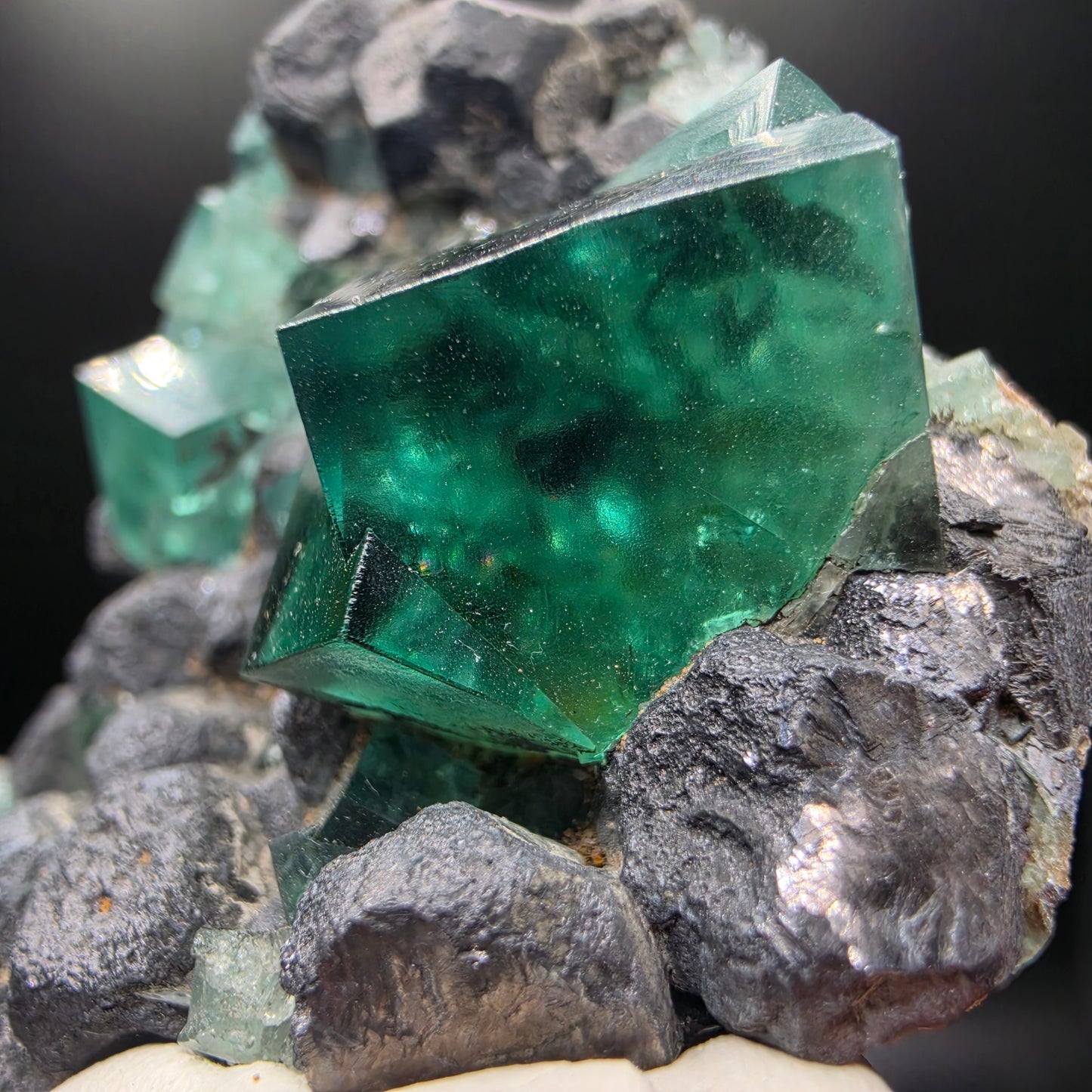 Fluorite on Galena - Diana Maria