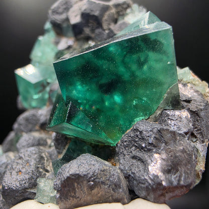 Fluorite on Galena - Diana Maria