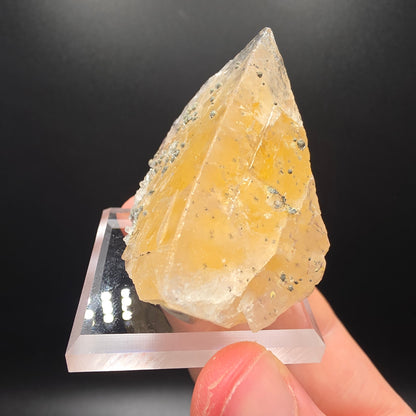 Fluorite with Chalcopyrite - Morocco