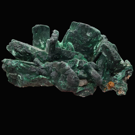 Malachite after Azurite - Morocco