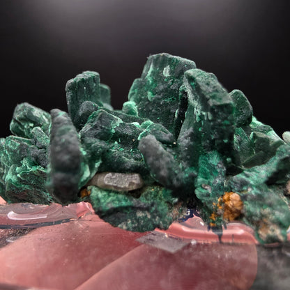 Malachite after Azurite - Morocco