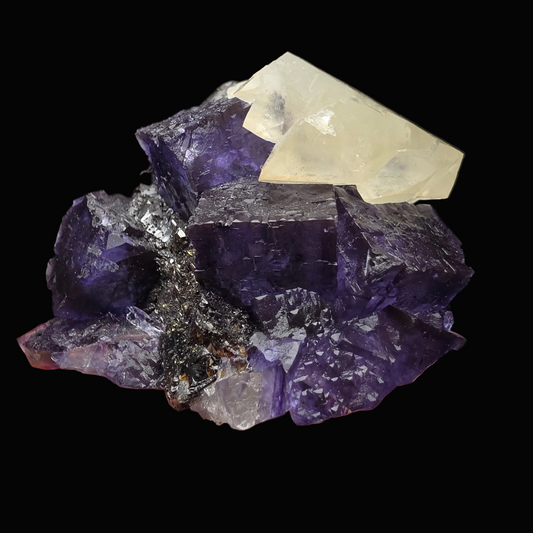 Fluorite, Calcite, Sphalerite - Elmwood Mine