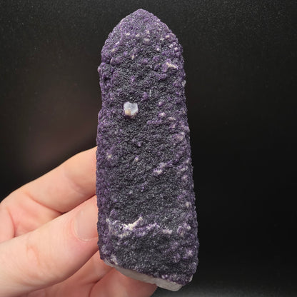 Purple Fluorite on Quartz - Inner Mongolia