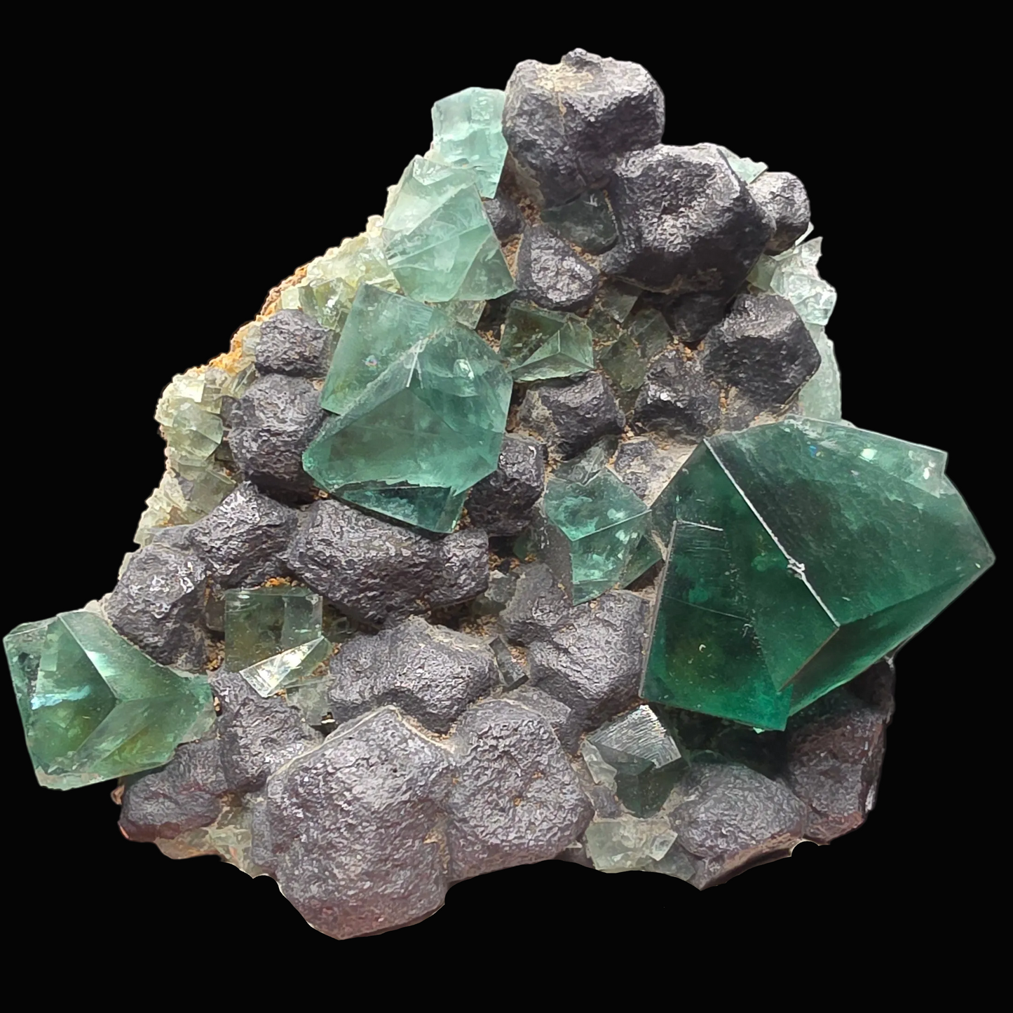 Fluorite on Galena - Diana Maria