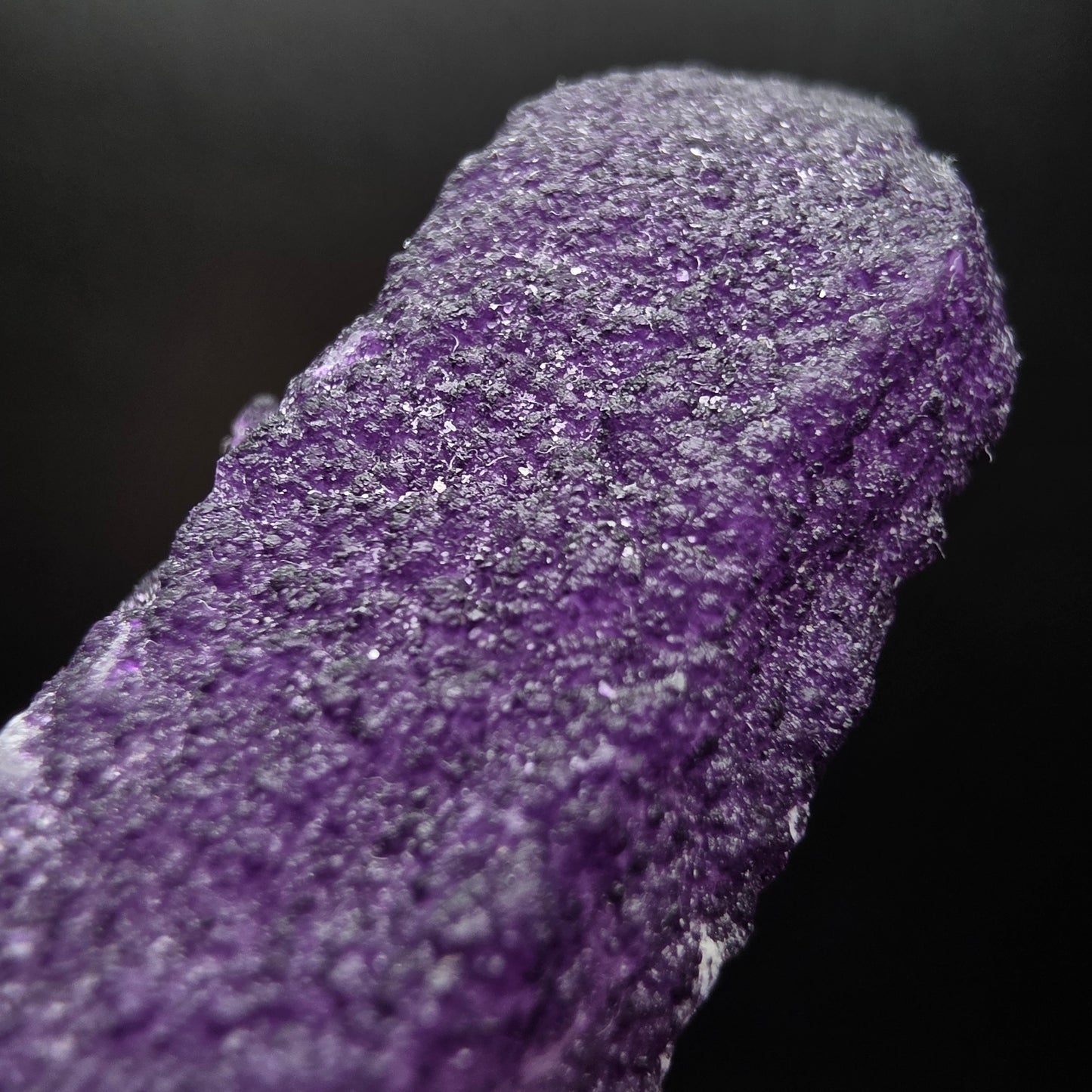 Purple Fluorite on Quartz - Inner Mongolia
