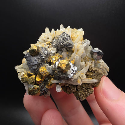 Quartz, Galena & Chalcopyrite – Dalnegorsk, Russia