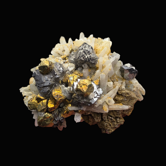 Quartz, Galena & Chalcopyrite – Dalnegorsk, Russia