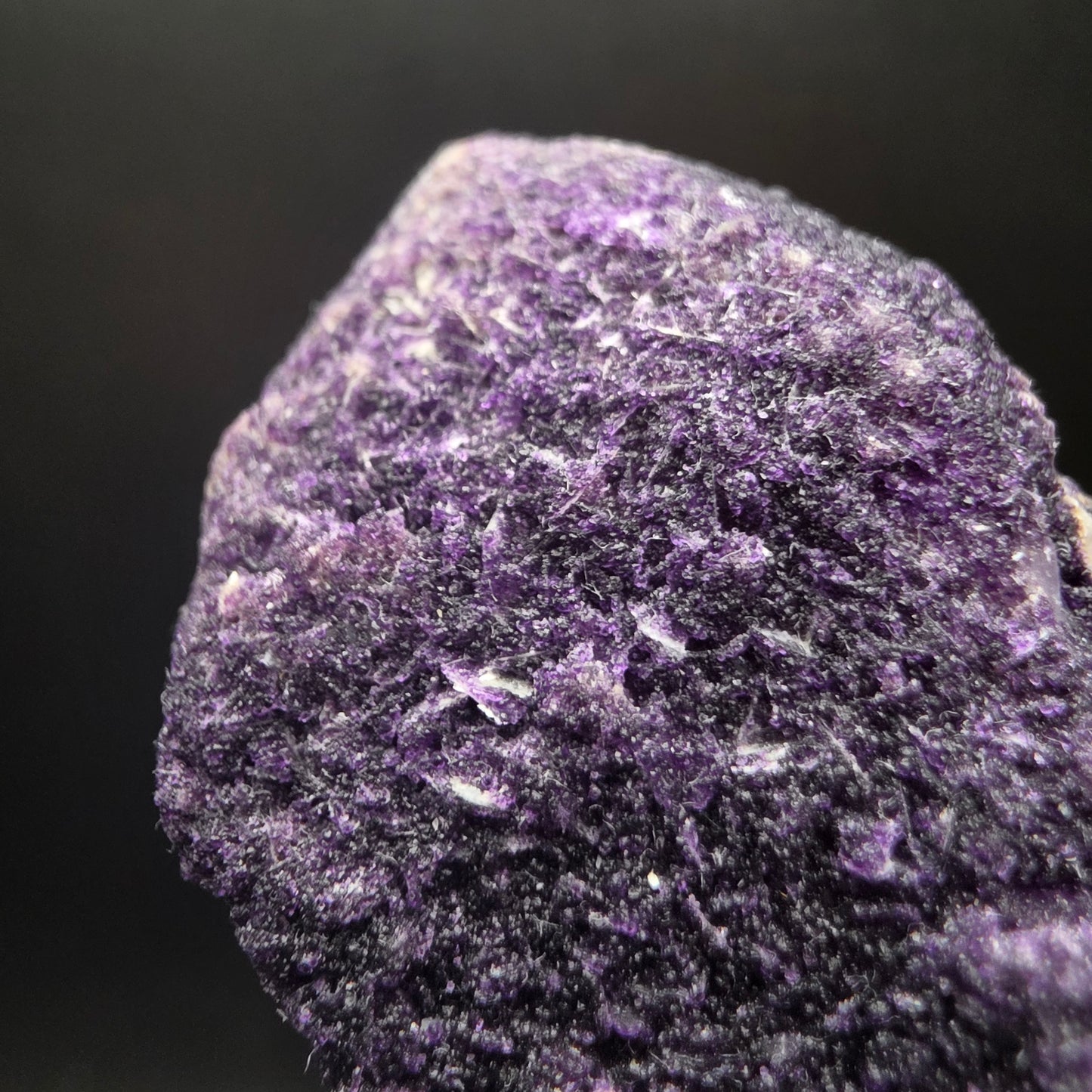 Purple Fluorite on Quartz - Inner Mongolia