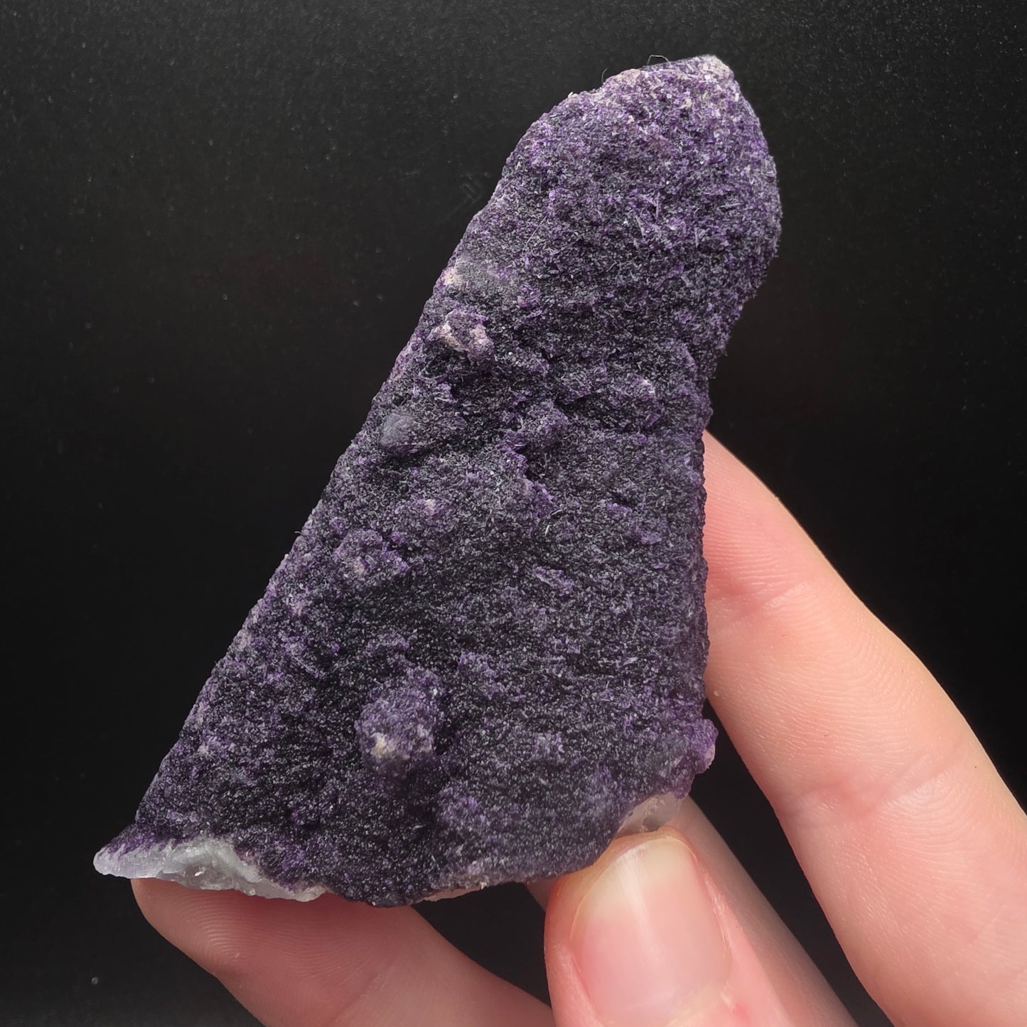 Purple Fluorite on Quartz - Inner Mongolia