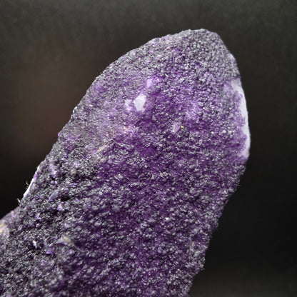 Purple Fluorite on Quartz - Inner Mongolia