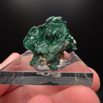 Malachite after Azurite - Morocco