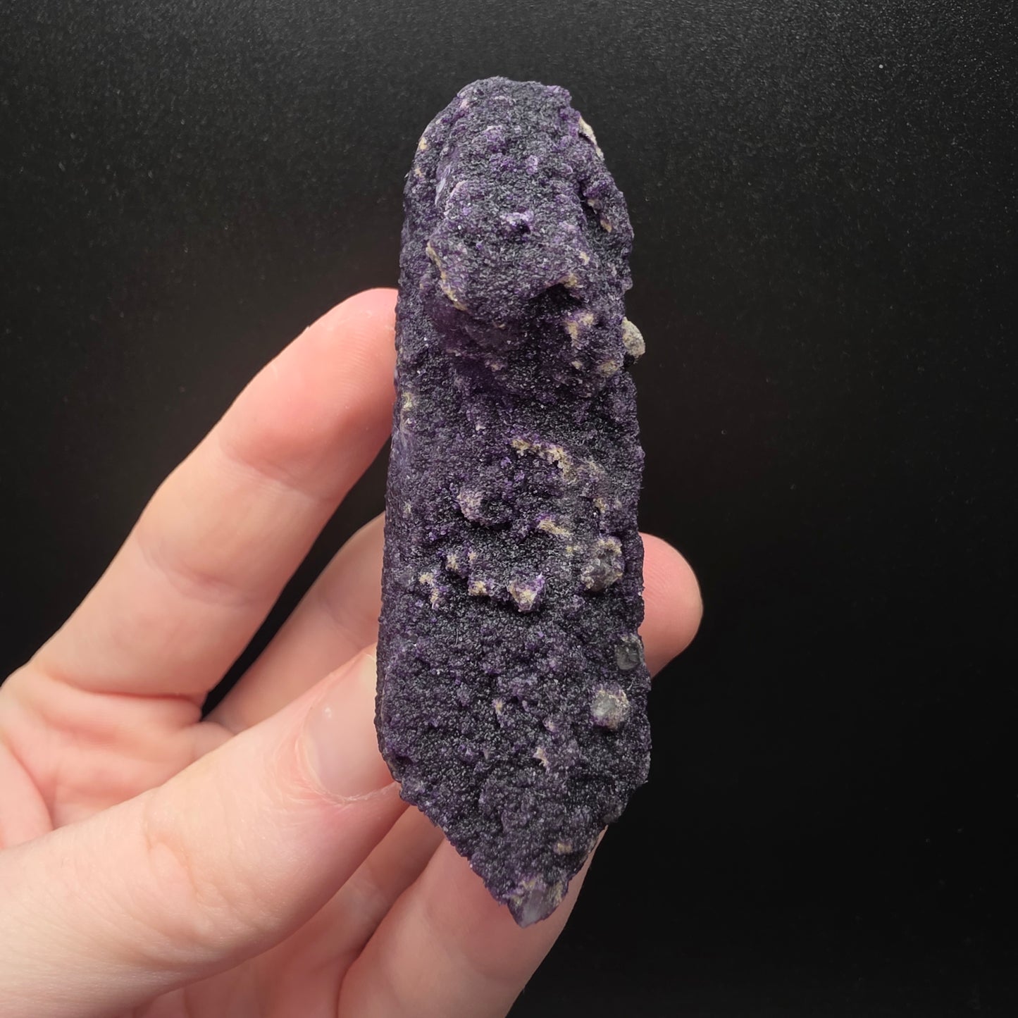 Purple Fluorite on Quartz - Inner Mongolia